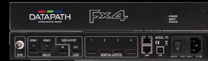 Datapath  Fx4/HDMI Output Lightly Used in Box 